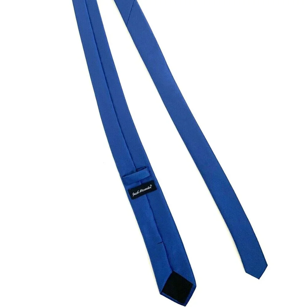Jacob Alexander Boys Youth Woven Neck Tie Royal Blue Color